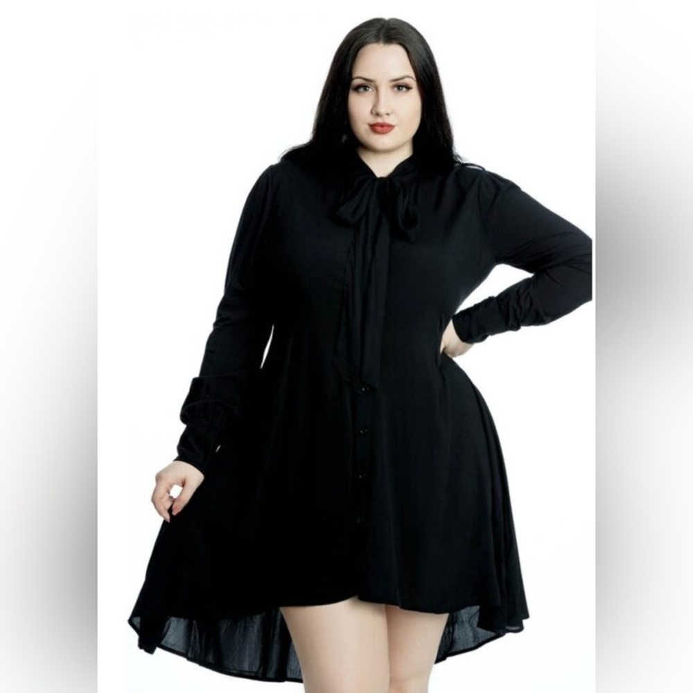 Killstar Black Long Sleeve Dress - new with tags plus size